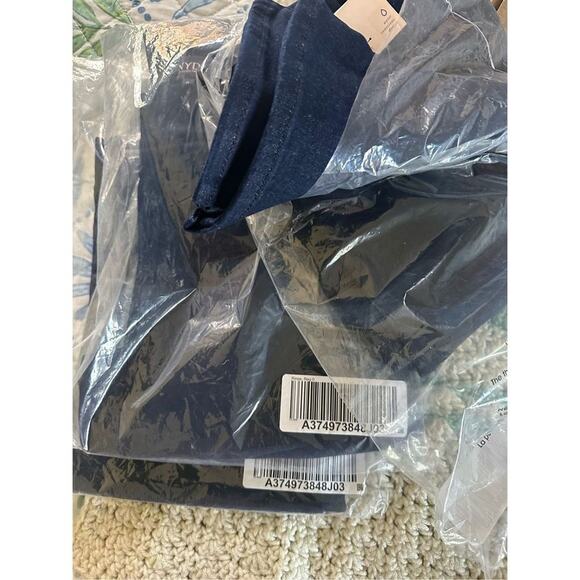NWT NYDJ Marilyn Straight Pull-On Jeans in Rinse Reg Size 0, Fits 2/26, Stretch - Picture 7 of 10